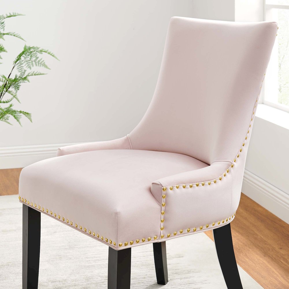 Marquis Performance Velvet Dining Chairs Set of 2