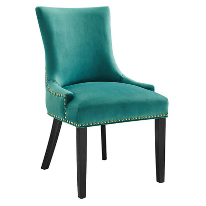 Marquis Performance Velvet Dining Chairs Set of 2