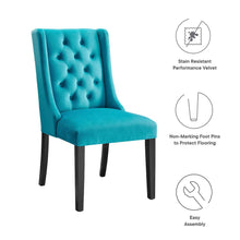 Baronet Performance Velvet Dining Chairs Set of 2