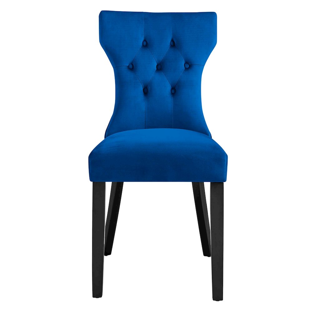 Silhouette Performance Velvet Dining Chairs Set of 2
