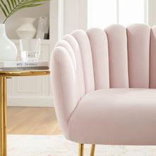 Sanna Channel Tufted Performance Velvet Armchair