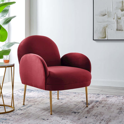 Transcend Performance Velvet Armchair