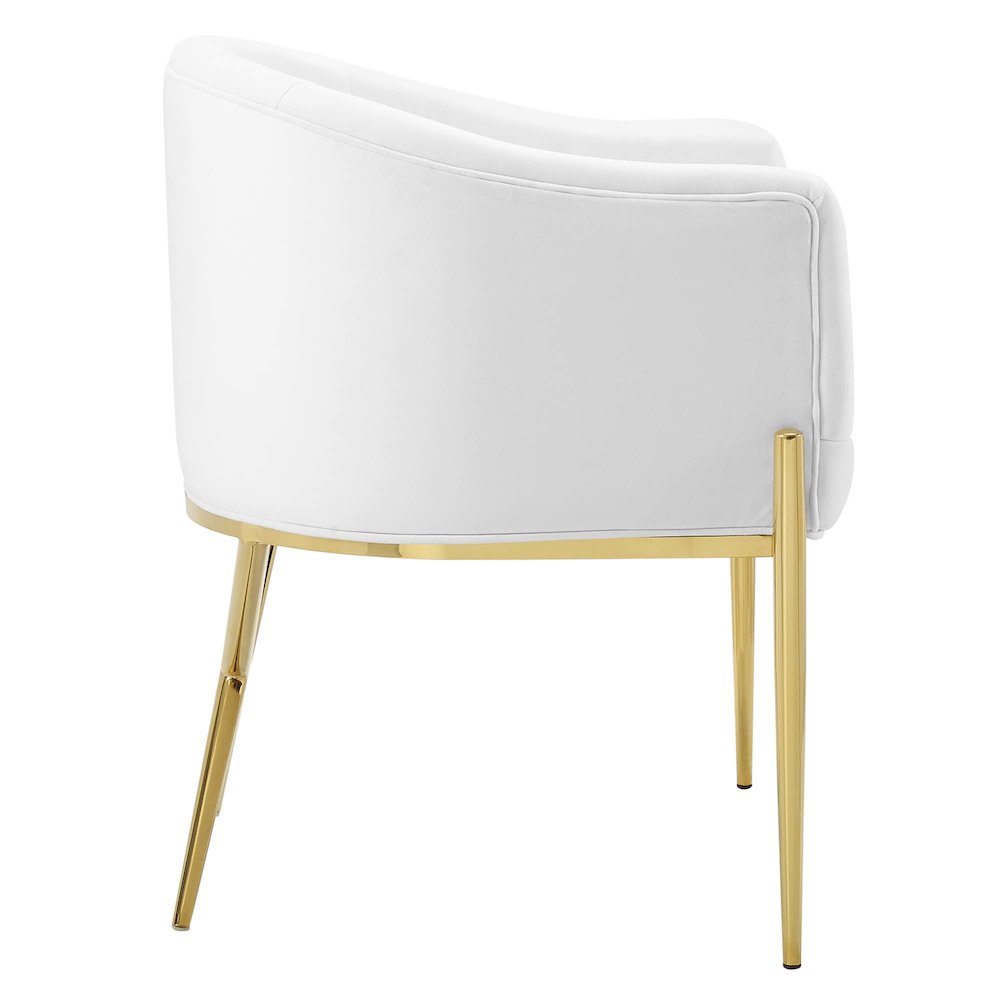 Savour Performance Velvet Accent Dining Armchair Set of 2