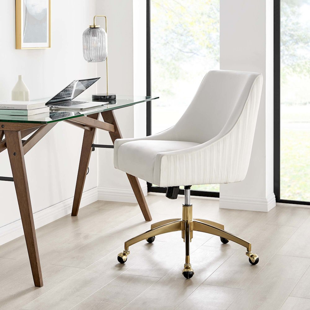 Discern Performance Velvet Office Chair