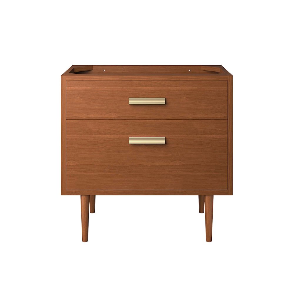 Cassia 36" Teak Wood Bathroom Vanity Cabinet (Sink Basin Not Included)