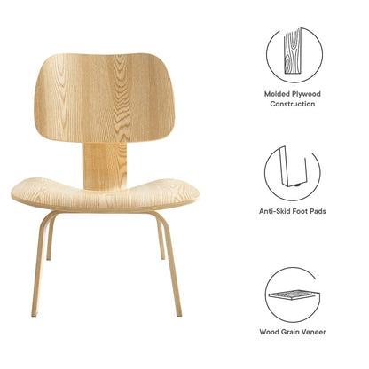 Fathom Wood Lounge Chair