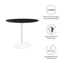 Lippa 36" Round Wood Dining Table