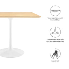 Lippa 36" Square Wood Dining Table