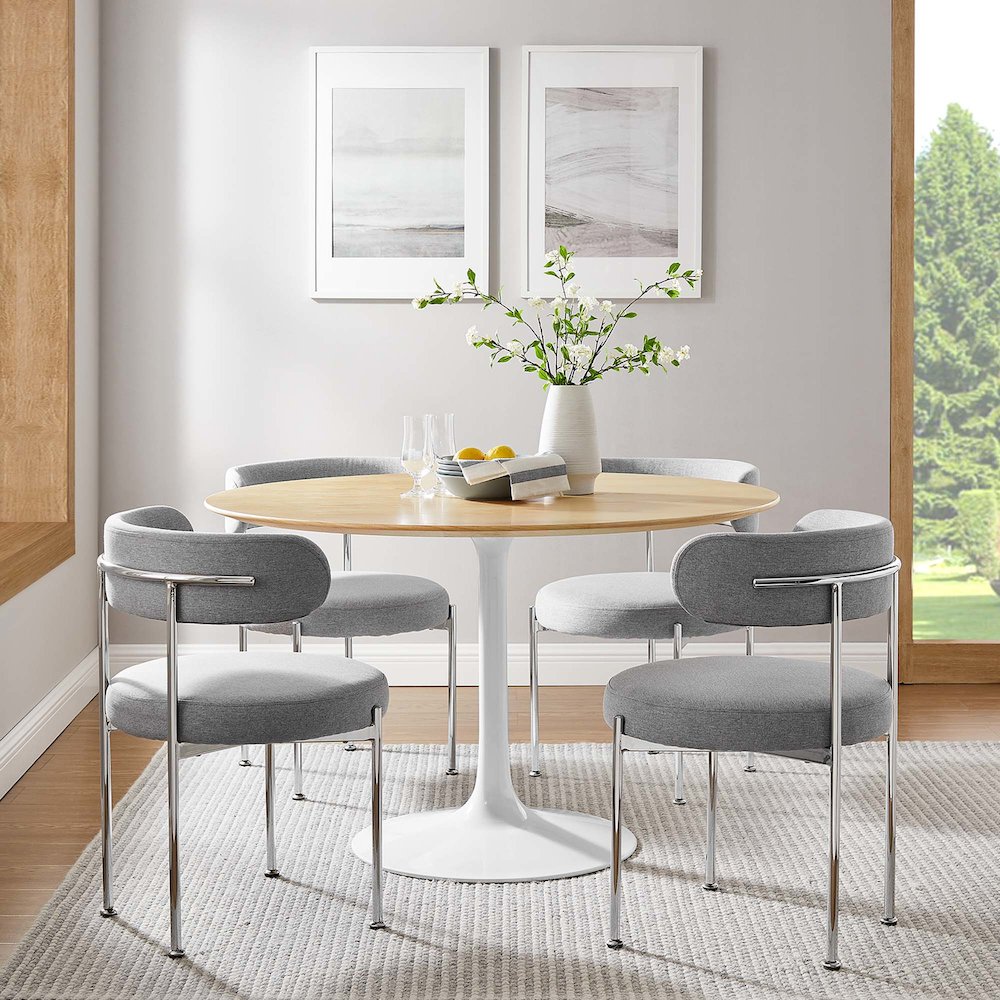 Lippa 48" Round Wood Dining Table