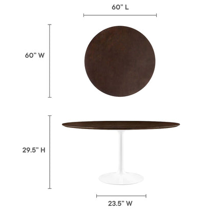 Lippa 60" Round Wood Dining Table