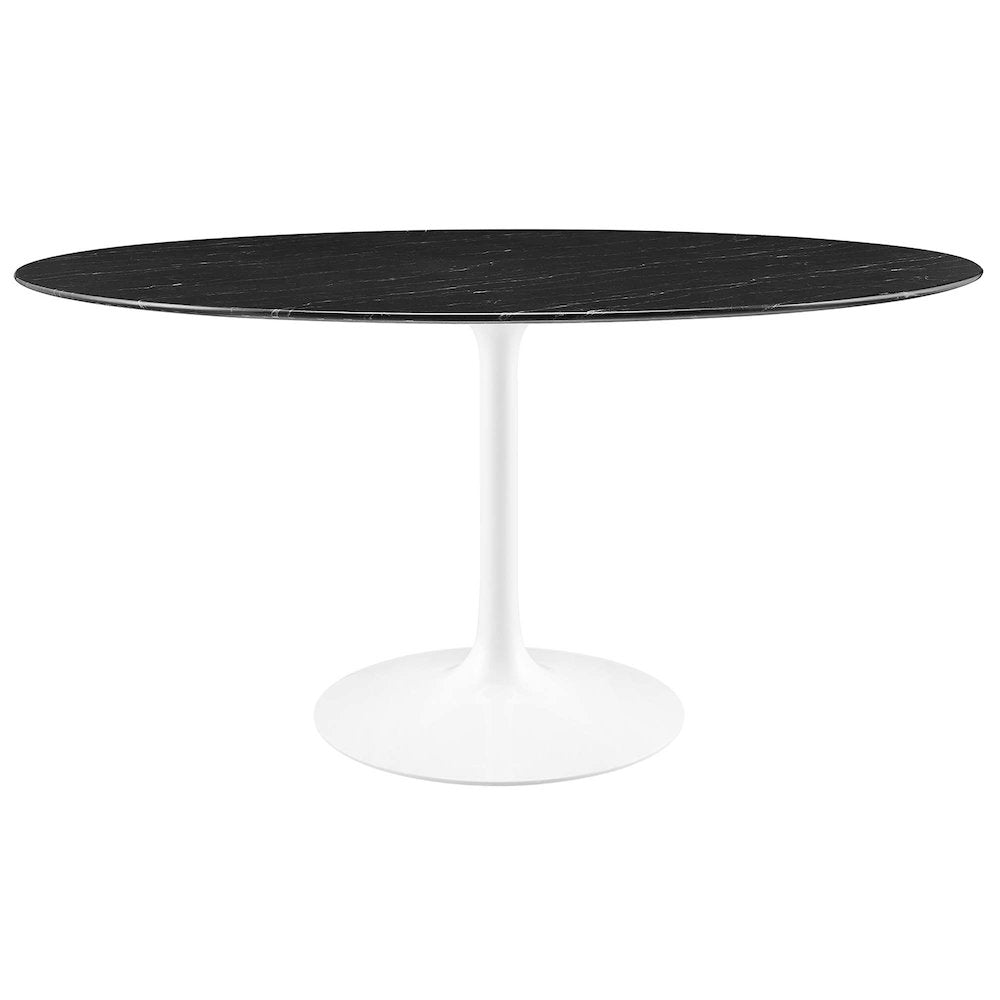 Lippa 60" Round Faux Marble Dining Table