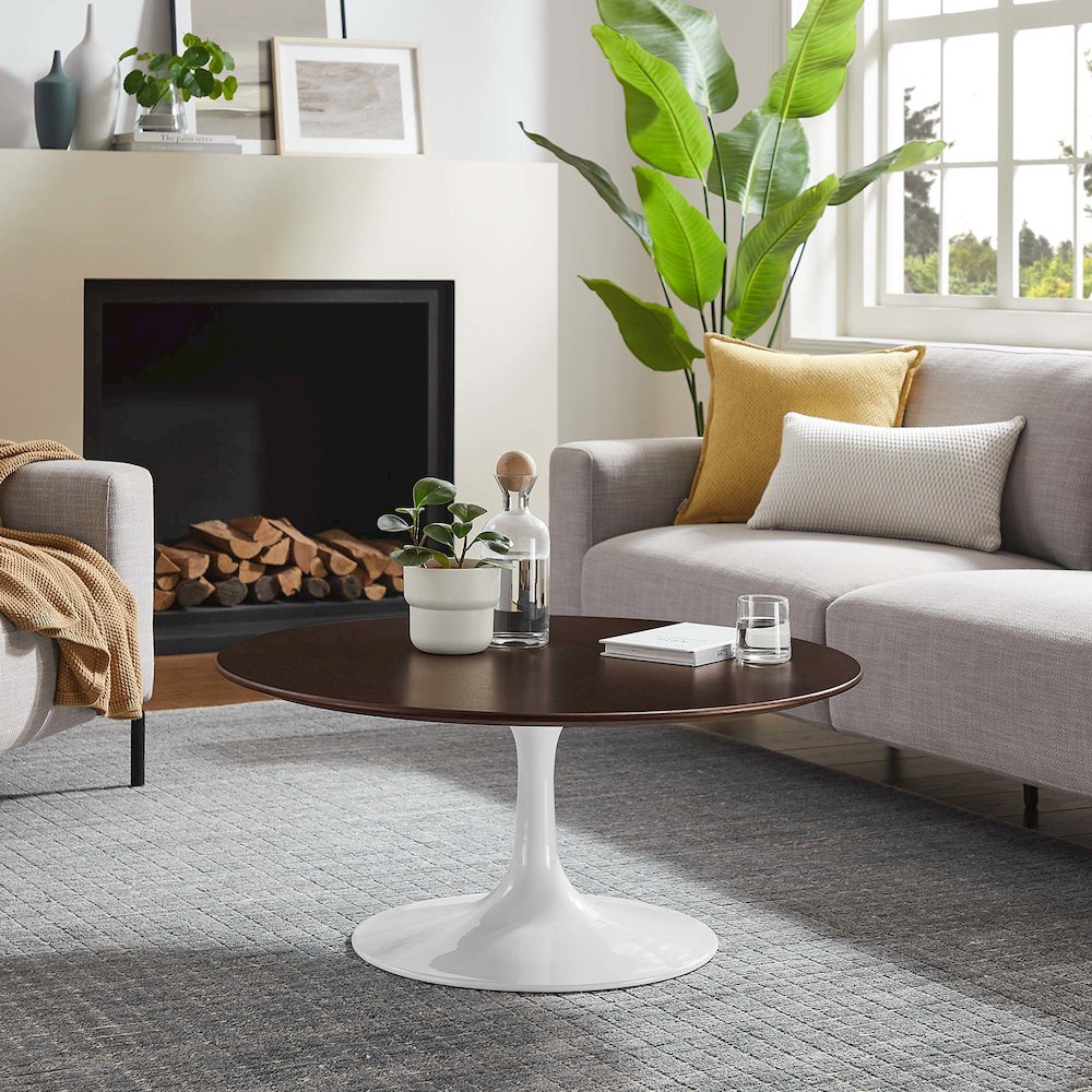 Lippa 36" Round Wood Coffee Table