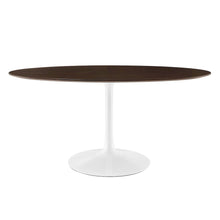 Lippa 60" Oval Cherry Walnut Wood Dining Table