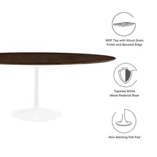 Lippa 78" Oval Wood Dining Table