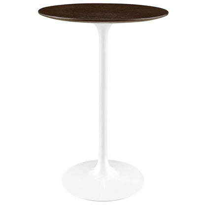 Lippa 28" Round Wood Bar Table