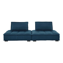 Saunter 2-Piece Tufted Fabric Fabric Loveseat