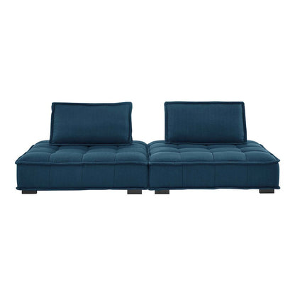 Saunter 2-Piece Tufted Fabric Fabric Loveseat