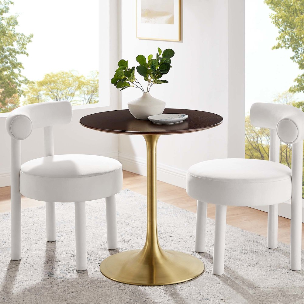 Lippa 28" Round Wood Dining Table