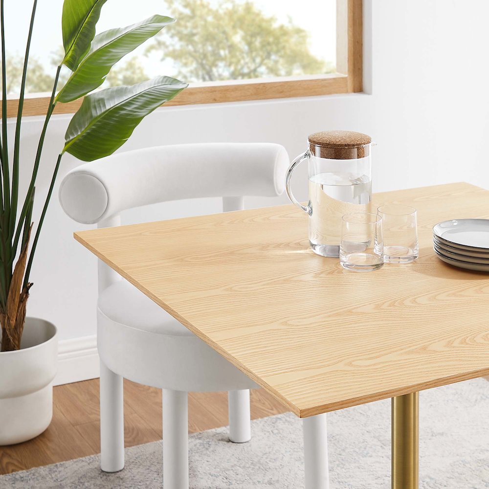 Lippa 36" Square Wood Dining Table