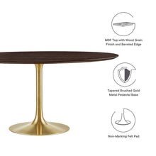Lippa 60" Round Wood Dining Table