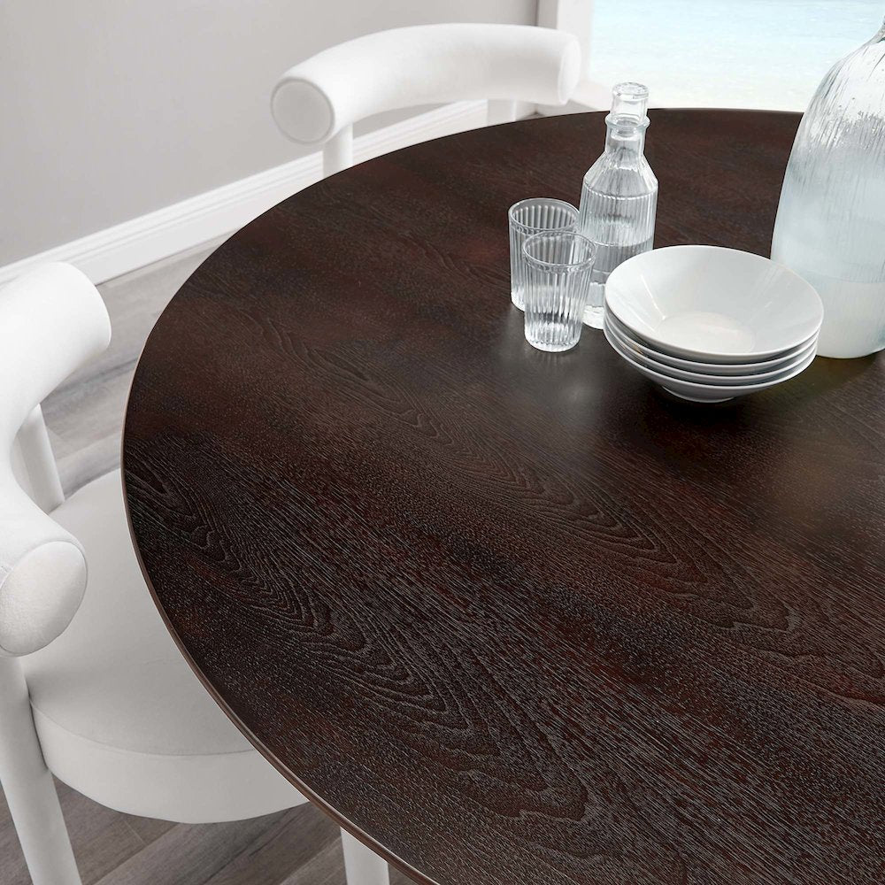 Lippa 60" Round Wood Dining Table