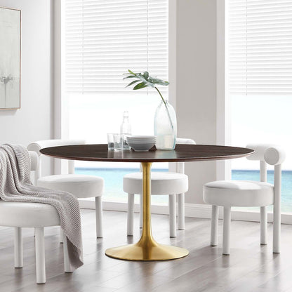 Lippa 60" Round Wood Dining Table