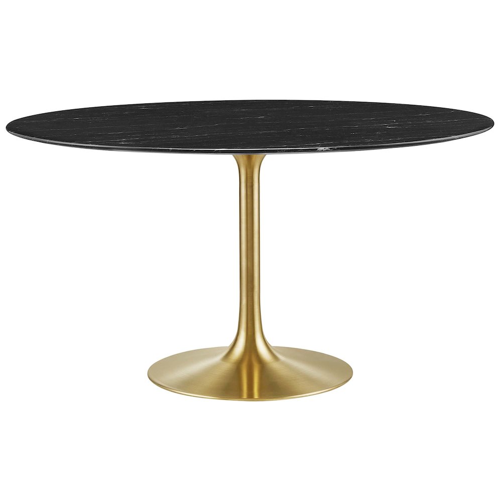 Lippa 54" Round Faux Marble Dining Table