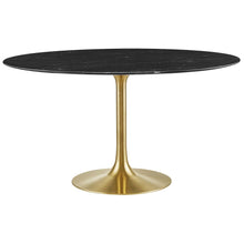 Lippa 54" Round Faux Marble Dining Table