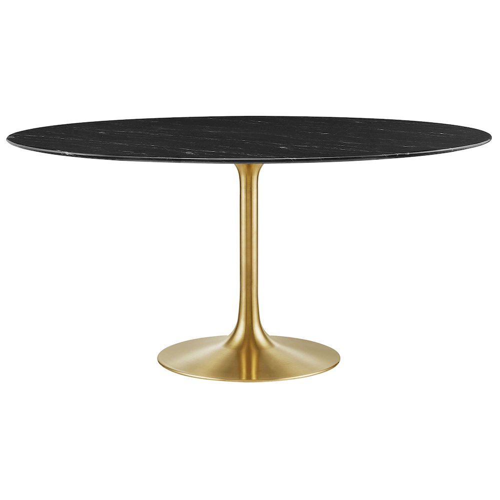 Lippa 60" Round Faux Marble Dining Table