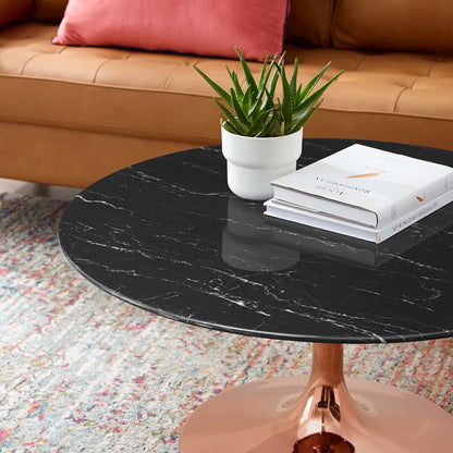 Lippa 36" Faux Marble Coffee Table