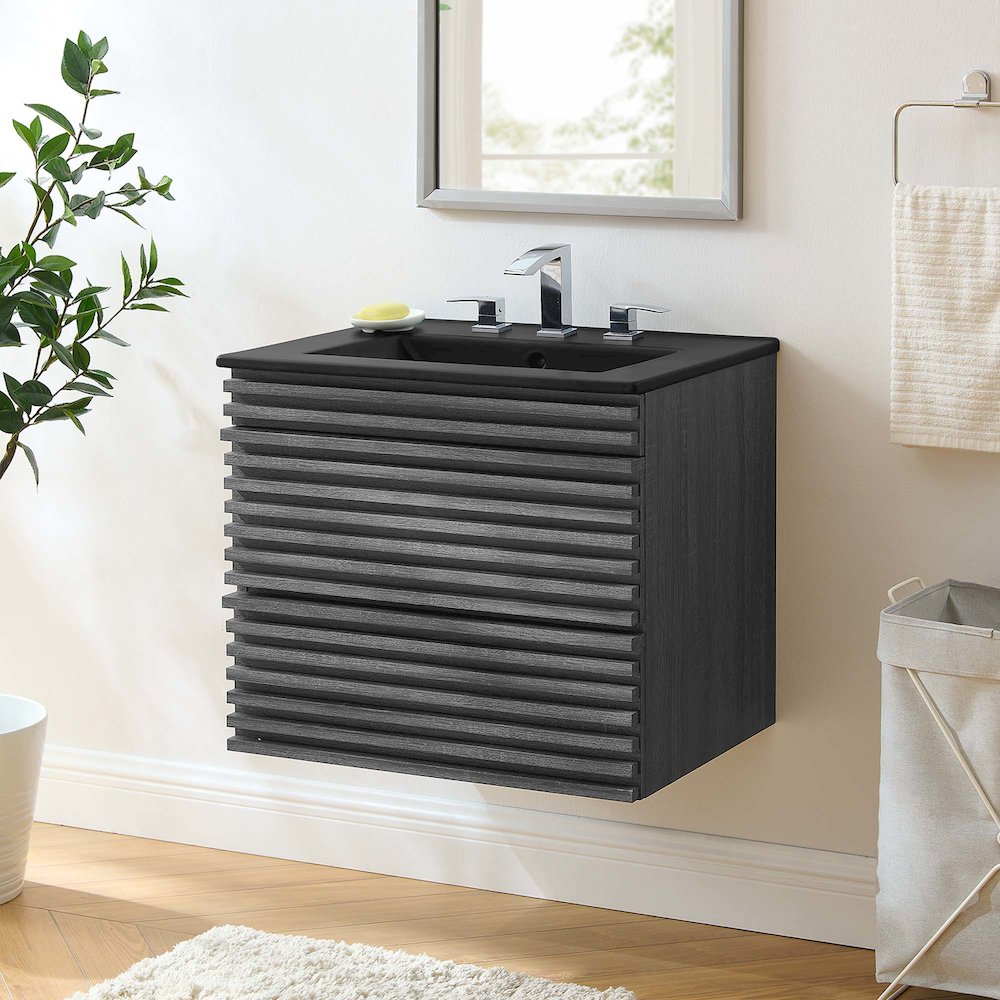 Render 24" Wall-Mount Bathroom Vanity