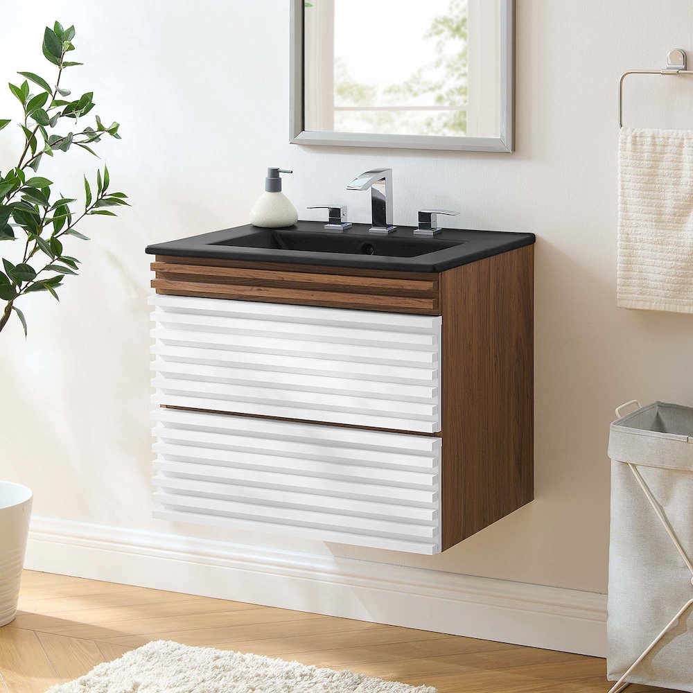 Render 24" Wall-Mount Bathroom Vanity