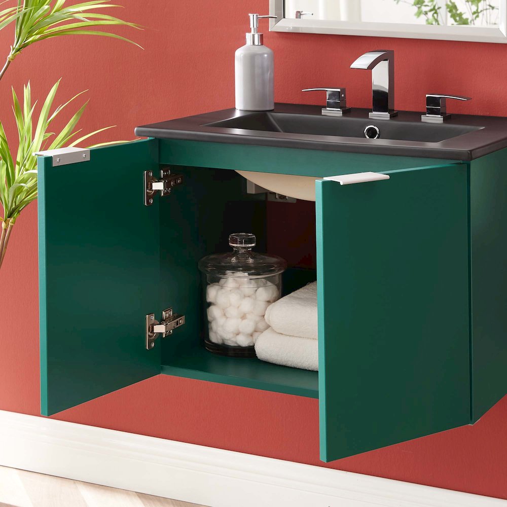 Maybelle 24" Wall-Mount Bathroom Vanity