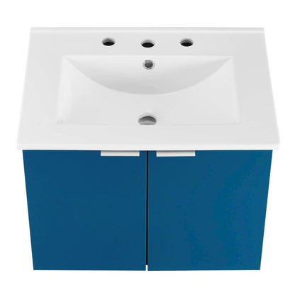 Maybelle 24" Wall-Mount Bathroom Vanity