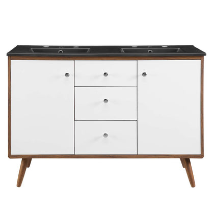 Transmit 48" Double Sink Bathroom Vanity