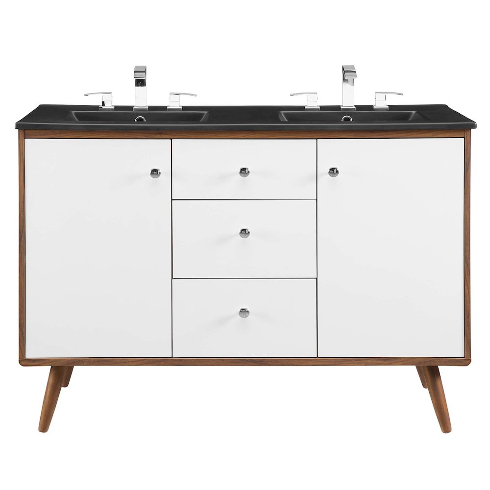 Transmit 48" Double Sink Bathroom Vanity