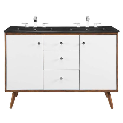 Transmit 48" Double Sink Bathroom Vanity