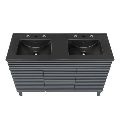 Render 48" Double Sink Bathroom Vanity