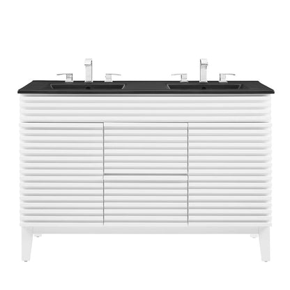 Render 48" Double Sink Bathroom Vanity