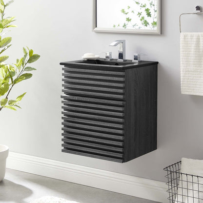Render 18" Wall-Mount Bathroom Vanity