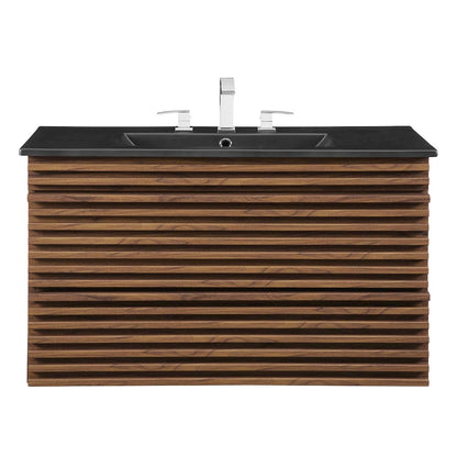 Render 36" Wall-Mount Bathroom Vanity
