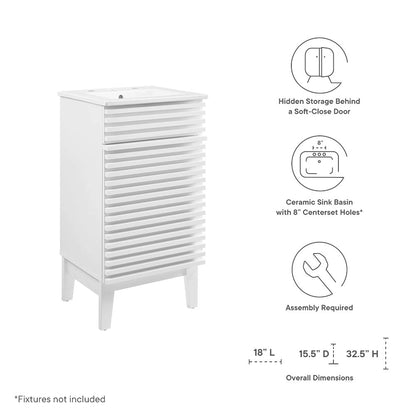 Render 18" Bathroom Vanity Cabinet