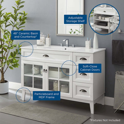 Isle 48" Bathroom Vanity Cabinet