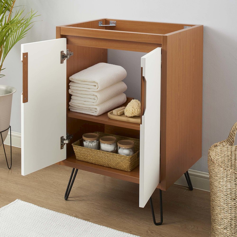 Energize 24" Bathroom Vanity Cabinet (Sink Basin Not Included)