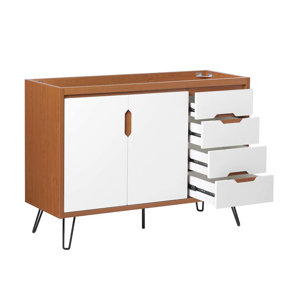 Energize 48" Single Sink Compatible (Not Included) Bathroom Vanity Cabinet