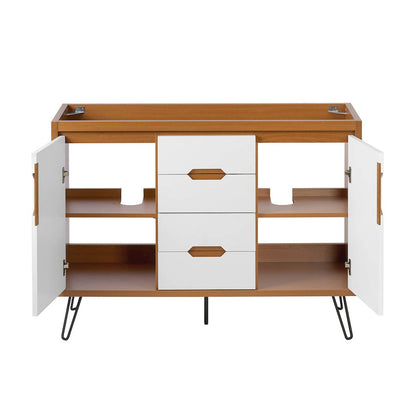 Energize 48" Double Sink Compatible (Not Included) Bathroom Vanity Cabinet