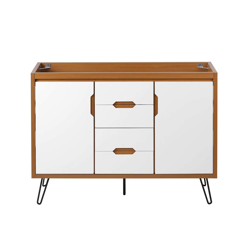 Energize 48" Double Sink Compatible (Not Included) Bathroom Vanity Cabinet