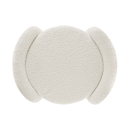 Nebula Boucle Upholstered Ottoman