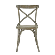 Solid Wood Dining Side Chair with Cushioned Seat for Dining Room, Gray