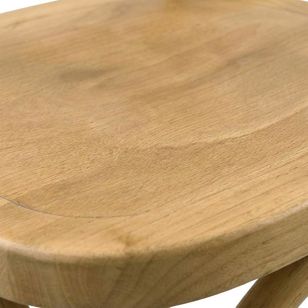Solid Wood Dining Side Chair with Cushioned Seat for Dining Room, Natural